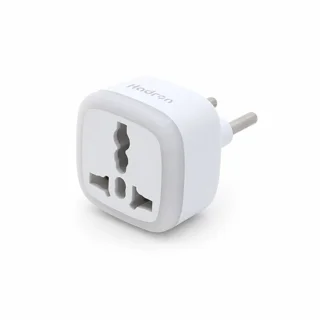 مبدل برق هادرون مدل ۳ به ۲ چراغ دار A-10-3.webp